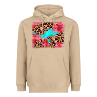 Mushroom valentine's day leopard background Heavyweight Hoodie - JahusDesignShop