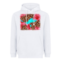 White valentine's day leopard background Heavyweight Hoodie - JahusDesignShop