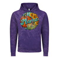 Cloud Purple pumpkin mama with background Vintage Hoodie - BundleAndBundleShop