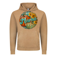 Vintage Camel pumpkin mama with background Vintage Hoodie - BundleAndBundleShop