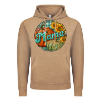 Vintage Coffee pumpkin mama with background Vintage Hoodie - BundleAndBundleShop