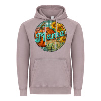 Pumpkin Mama With Background Vintage Hoodie | Teevron