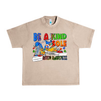 French Oak Be a kind sole Autism Awareness Urban Heavy Tee - FaDigitalArtStudio