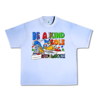Grape Ice Be a kind sole Autism Awareness Urban Heavy Tee - FaDigitalArtStudio