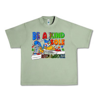 Oil Green Be a kind sole Autism Awareness Urban Heavy Tee - FaDigitalArtStudio