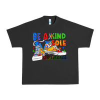 Pigment Black Be a kind sole Autism Awareness Urban Heavy Tee - FaDigitalArtStudio