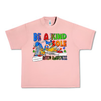 Salmon Be a kind sole Autism Awareness Urban Heavy Tee - FaDigitalArtStudio