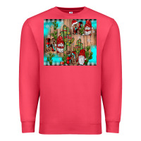 Cardinal ho ho ho gnome Premium Sweatshirt - JahusDesignShop