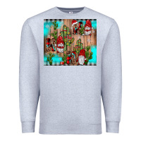 Heather Grey ho ho ho gnome Premium Sweatshirt - JahusDesignShop