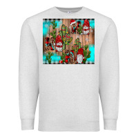 Oatmeal Heather ho ho ho gnome Premium Sweatshirt - JahusDesignShop