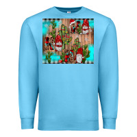 Ocean Blue ho ho ho gnome Premium Sweatshirt - JahusDesignShop