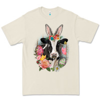 Bone Happy Easter Cow Easter Day Premium Tee - CowGirlArtShop
