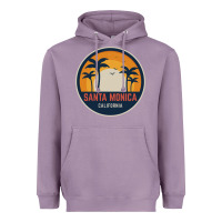 Lavender santa monica california Heavyweight Hoodie - artisFamous