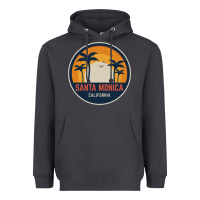 Smoke santa monica california Heavyweight Hoodie - artisFamous