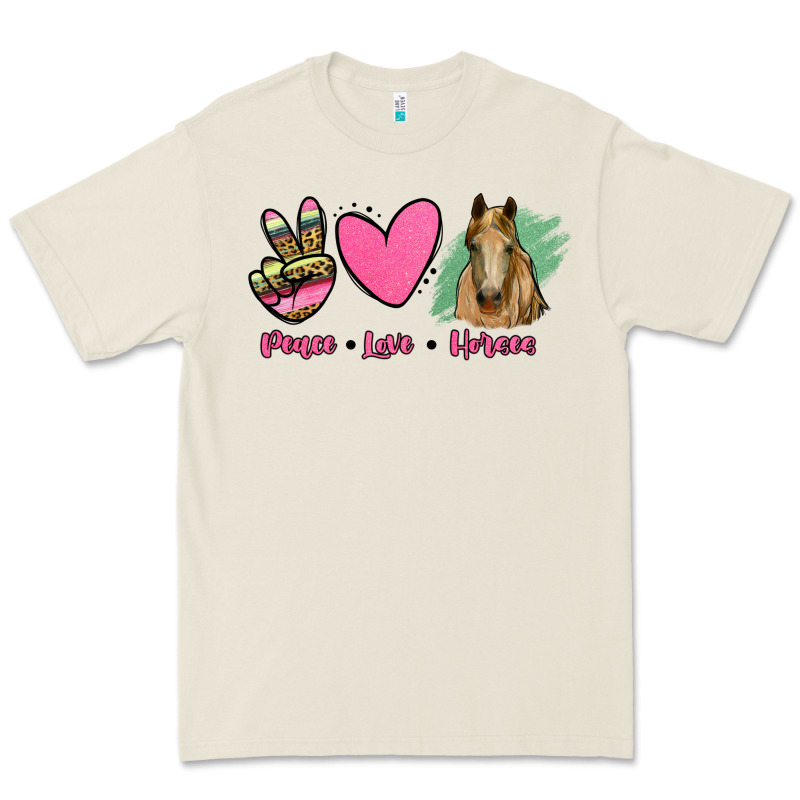 Peace Love Horses Premium Tee by RanaPortraitStore | Teevron