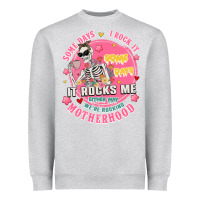 Heather Grey funny motherhood Heavyweight Sweatshirt - JahusDesignShop