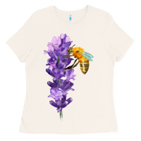 Bone honey bee with lavender fa element Ladies Tee - FaDigitalArtStudio