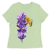 Matcha honey bee with lavender fa element Ladies Tee - FaDigitalArtStudio