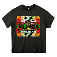 Asphalt no sugar no cream black tumbler Heavy Core Tee - CowGirlArtShop
