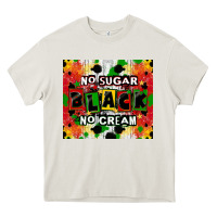 Cream no sugar no cream black tumbler Heavy Core Tee - CowGirlArtShop