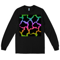 Black cow glitter seamless pattern Long Sleeve Tee - BundleAndBundleShop