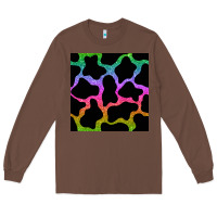 Chestnut cow glitter seamless pattern Long Sleeve Tee - BundleAndBundleShop