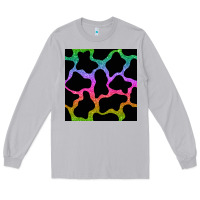 Moon Dust cow glitter seamless pattern Long Sleeve Tee - BundleAndBundleShop