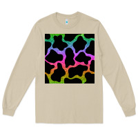Mushroom cow glitter seamless pattern Long Sleeve Tee - BundleAndBundleShop