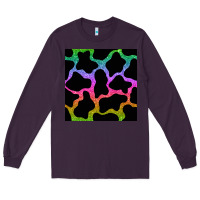 Plum cow glitter seamless pattern Long Sleeve Tee - BundleAndBundleShop