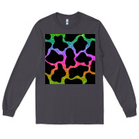 Smoke cow glitter seamless pattern Long Sleeve Tee - BundleAndBundleShop