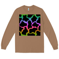 Cow Glitter Seamless Pattern Long Sleeve Tee | Teevron