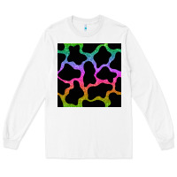 White cow glitter seamless pattern Long Sleeve Tee - BundleAndBundleShop
