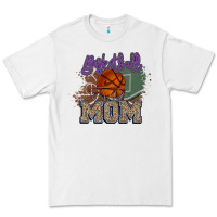 White Basketball Mom Premium Tee - HowdyJamesFarm