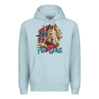 Blue Mist free spirit appaloosa horse Premium Hoodie - LillyAllenDesigns