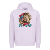 Lilac free spirit appaloosa horse Premium Hoodie - LillyAllenDesigns