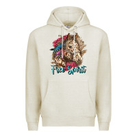 Oatmeal Heather free spirit appaloosa horse Premium Hoodie - LillyAllenDesigns