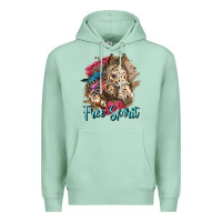 Seafoam free spirit appaloosa horse Premium Hoodie - LillyAllenDesigns