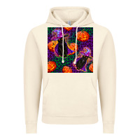 Vintage Artic witchy cat and pumpkins seamless paternal Vintage Hoodie - BundleAndBundleShop