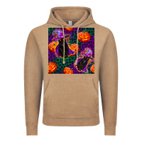 Vintage Coffee witchy cat and pumpkins seamless paternal Vintage Hoodie - BundleAndBundleShop