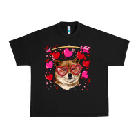 Black valentine's shiba inu Urban Heavy Tee - RanaPortraitStore