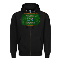 Black teach love inspire chalkboard Zipper Hoodie - AdoDesignShop