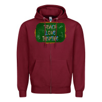 Teach Love Inspire Chalkboard Zipper Hoodie | Teevron