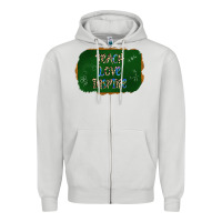 Dove Grey teach love inspire chalkboard Zipper Hoodie - AdoDesignShop