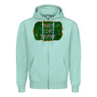 Seafoam teach love inspire chalkboard Zipper Hoodie - AdoDesignShop