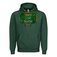 Sports Green teach love inspire chalkboard Zipper Hoodie - AdoDesignShop
