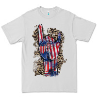 Dove Grey Freedom rock hand 4th of july Premium Tee - CowGirlArtShop