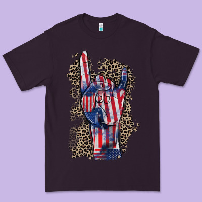 Freedom Rock Hand 4th Of July Premium Tee Designed By Cowgirlartshop