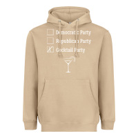 Mushroom democratic republican cocktail party funny Heavyweight Hoodie - artisFamous