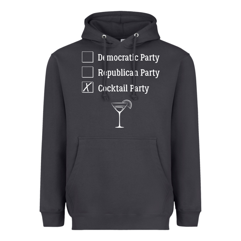 Democratic Republican Cocktail Party Funny Heavyweight Hoodie by artisFamous | Teevron
