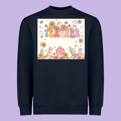 Teacher Custom Name Heavyweight Sweatshirt Designed By Jahusdesignshop